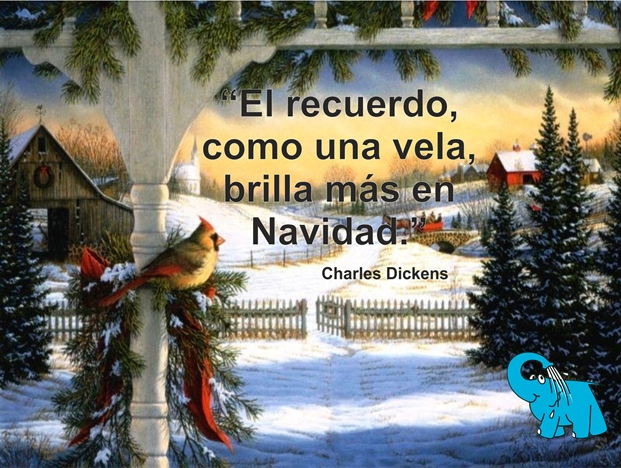 Una Enseñanzaq de Charles Dickens en la Frase del Día del Elefante Azul de Avilés.